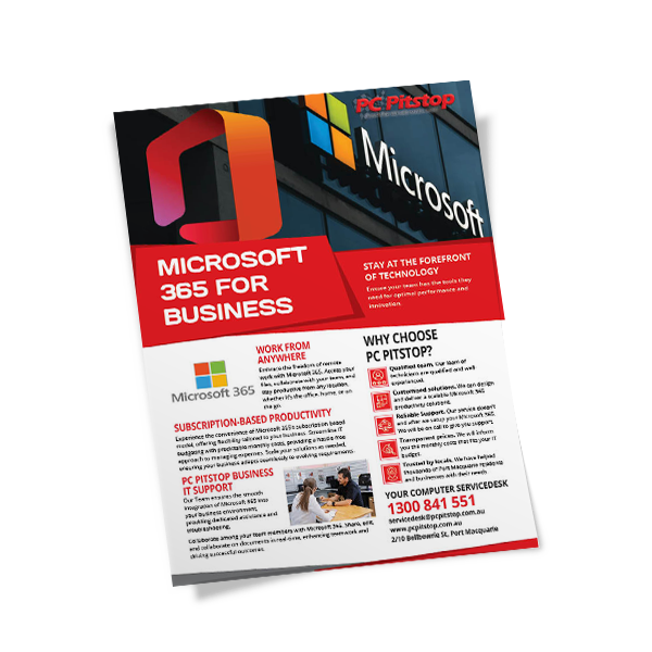 PC Pitstop - Business IT Support - Microsoft 365 for Business